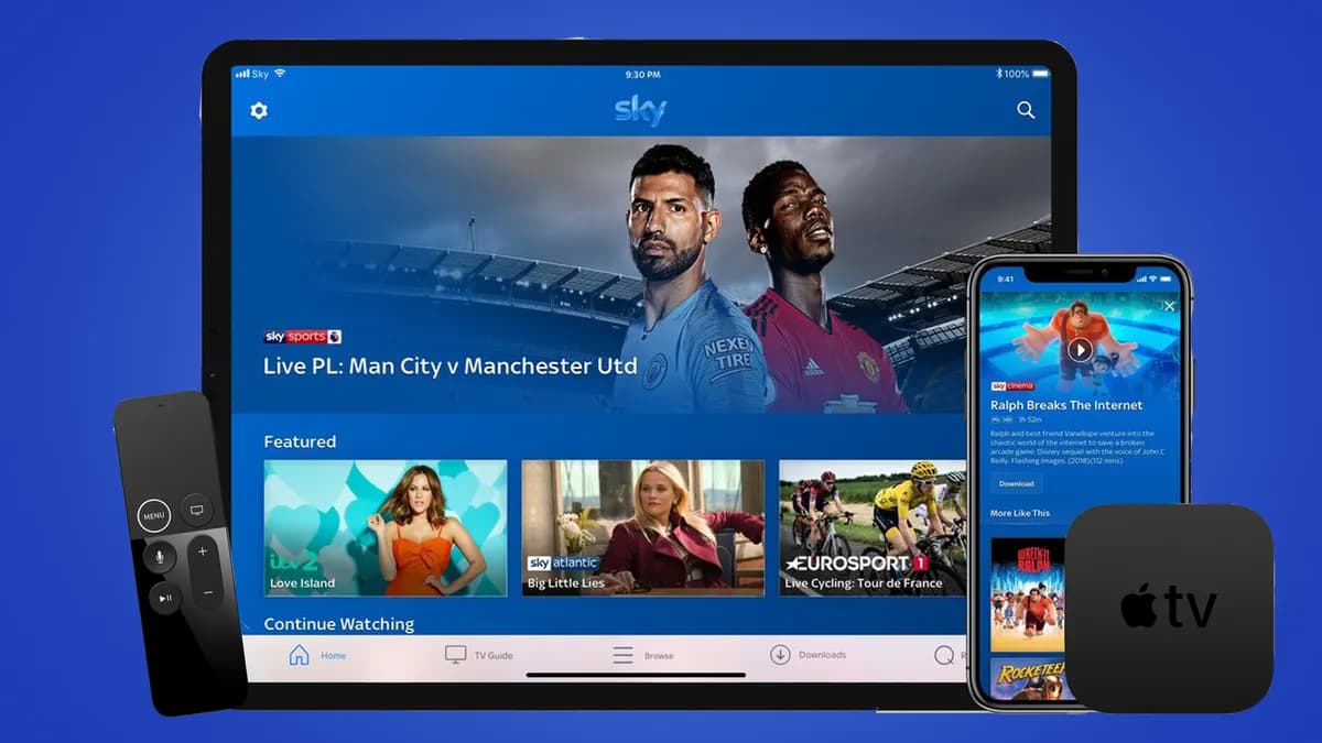 Screenshot of Sky Go